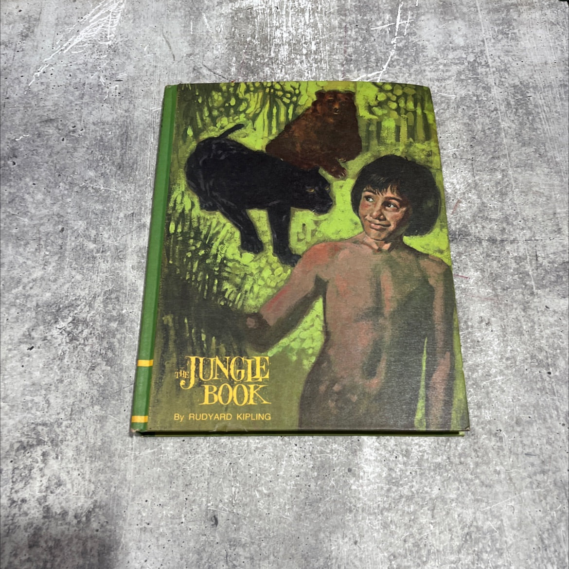jungle book book, by rudyard kipling, 1968 Hardcover image 1