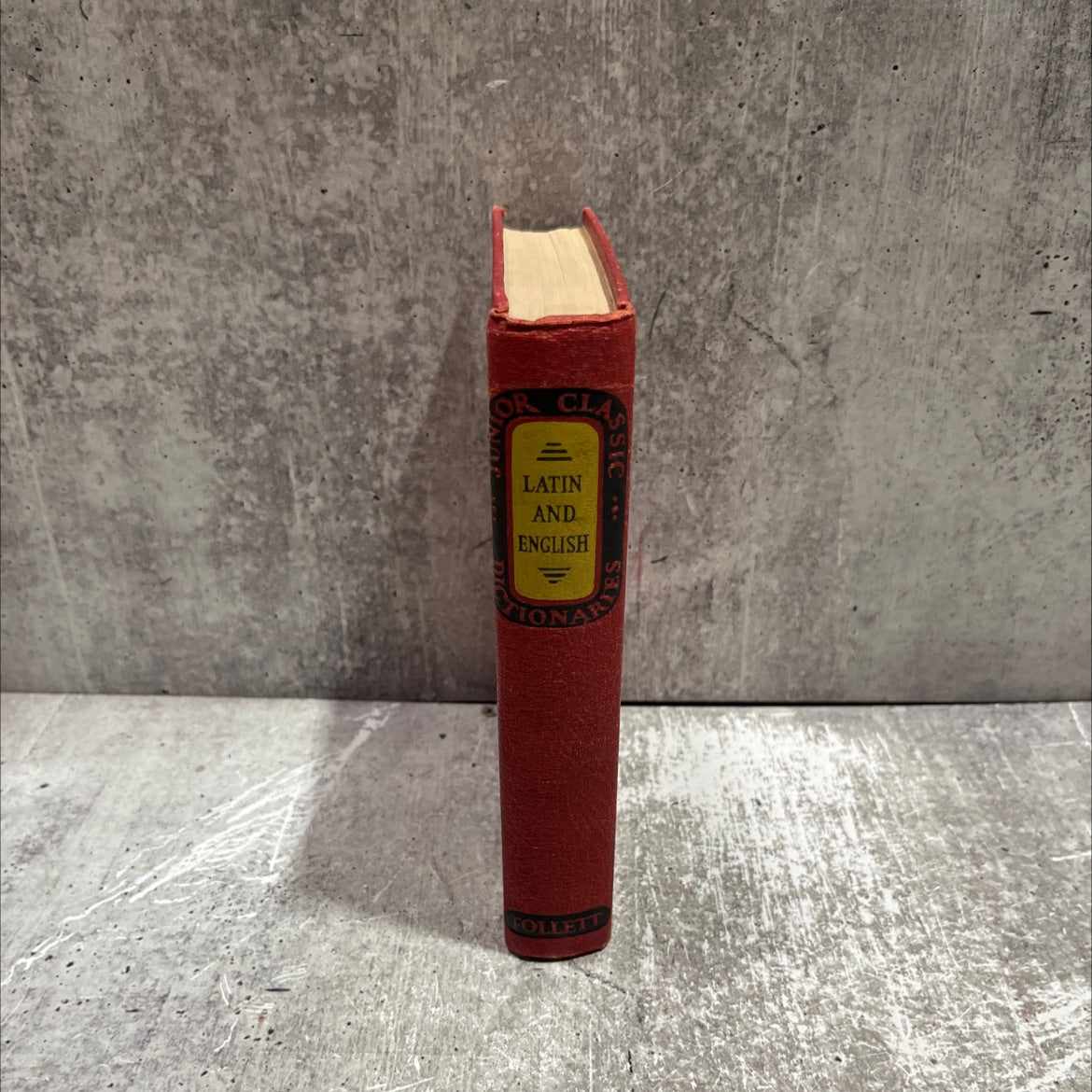 junior classic latin dictionary book, by antonio j. provost, 1943 Hardcover image 4