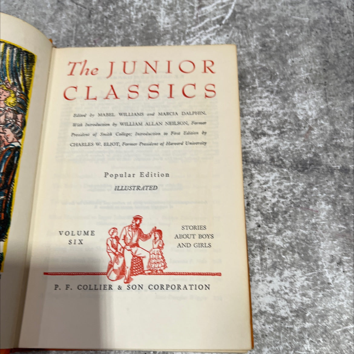 junior classics volume six popular edition illustrated stories about boys and girls book, by william allan neilson, image 2