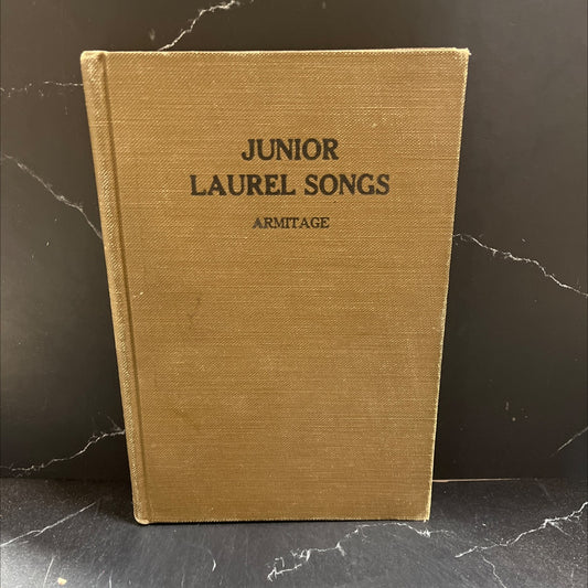 junior lavrel songs students' edition book, by m. teresa armitage, 1915 Hardcover image 1