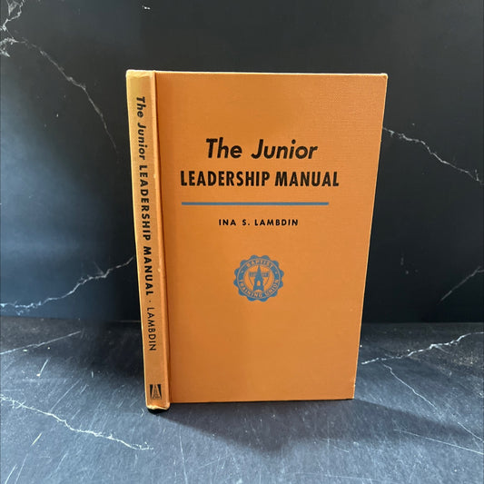 junior leadership manual book, by ina s. lambdin, 1958 Hardcover image 1