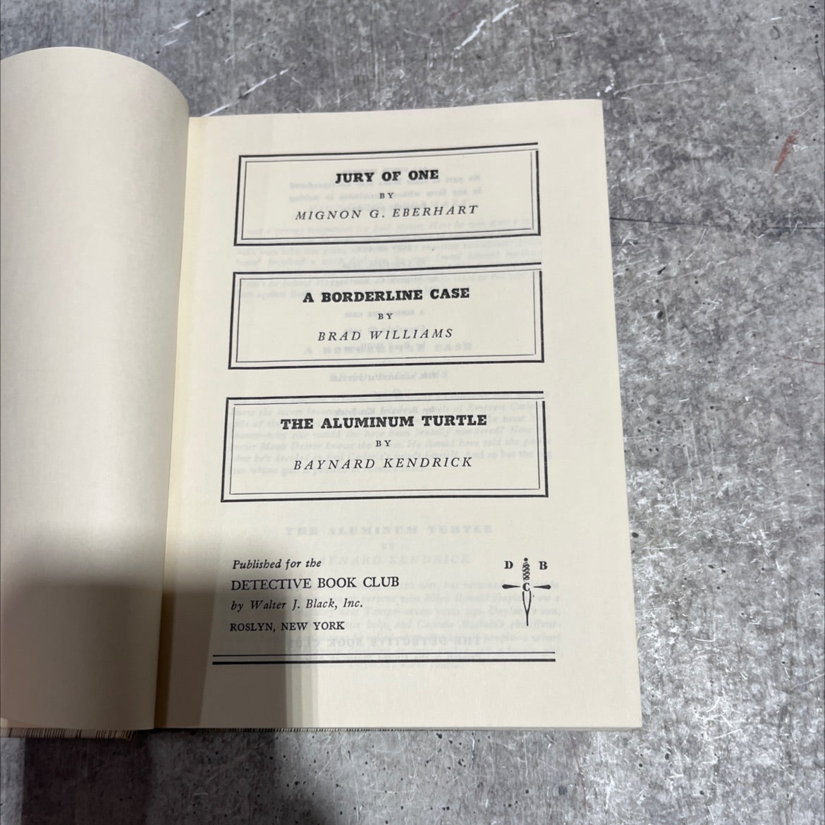 jury of one book, by Mignon G. Eberhart, 1960 Hardcover image 2