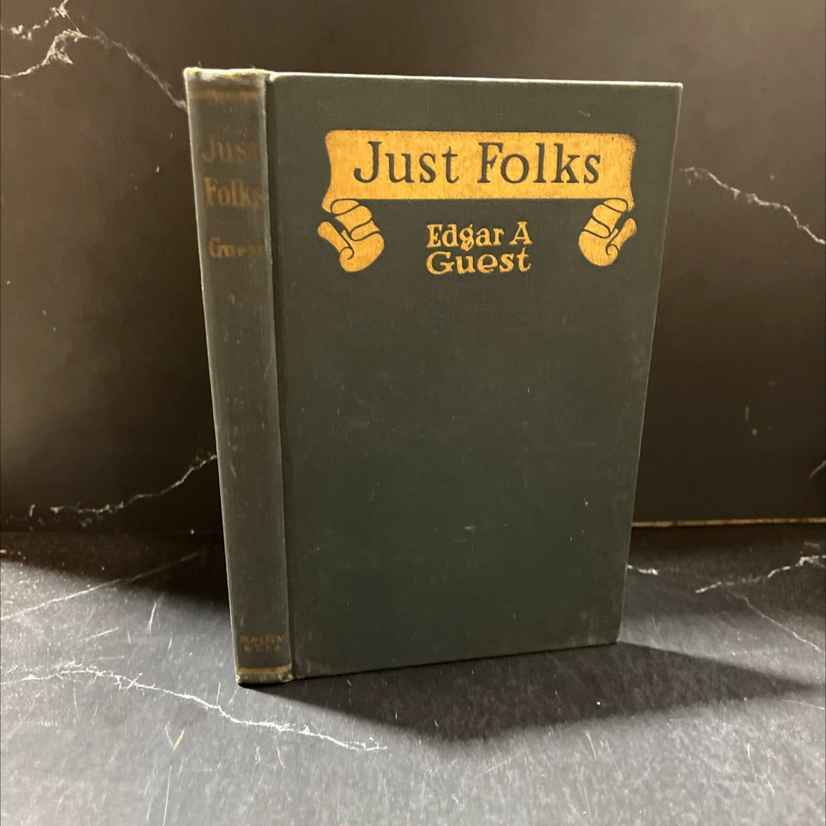 just folks book, by edgar a. guest, 1917 Hardcover image 1