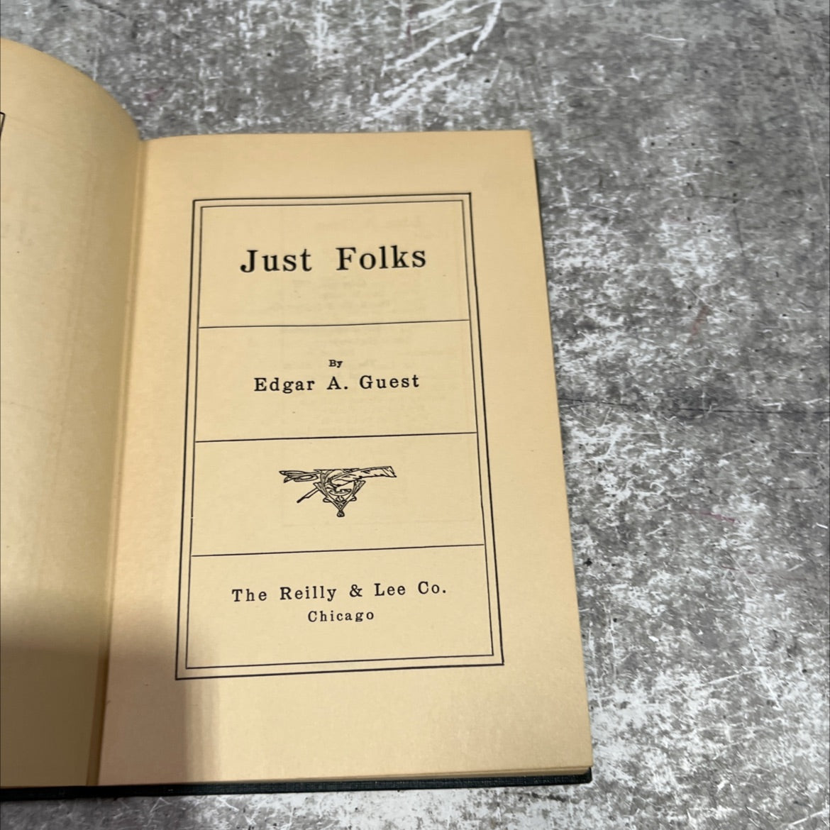 just folks book, by edgar a. guest, 1917 Hardcover image 2