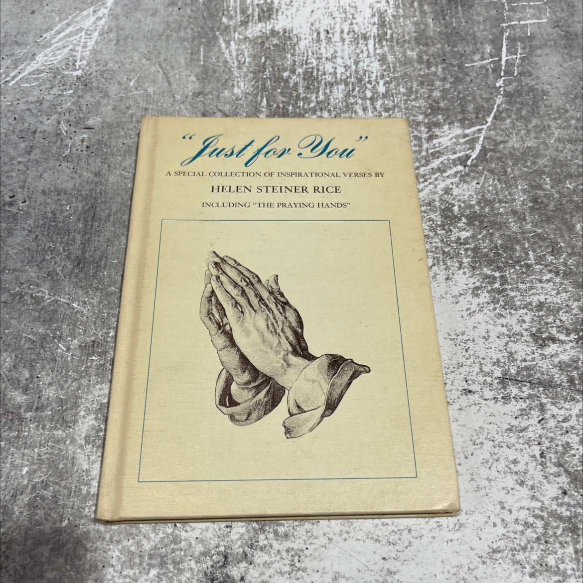 just for you book, by helen pleiner rice, 1967 Hardcover image 1