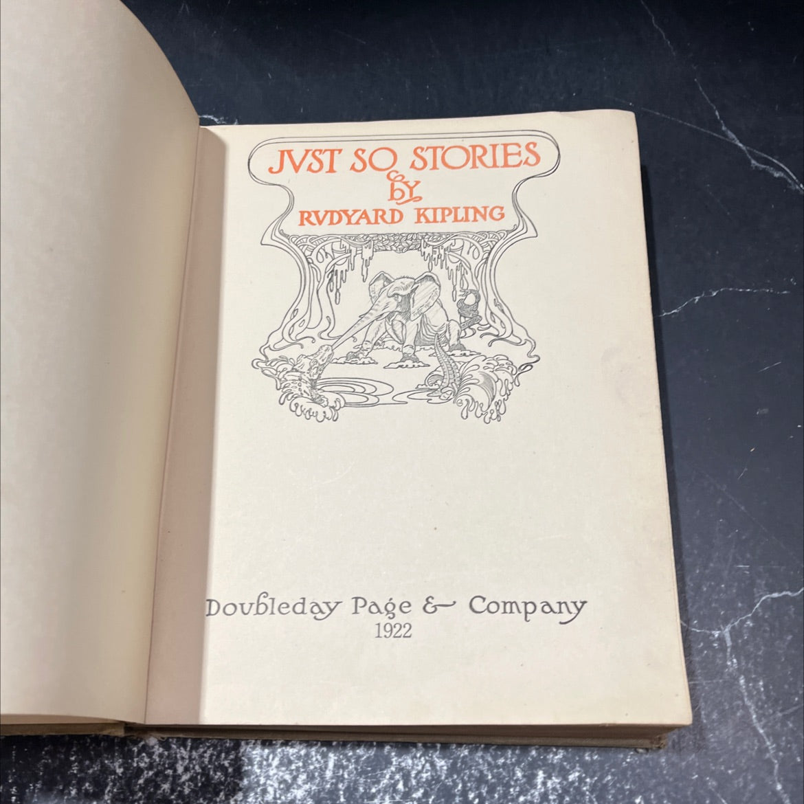 just so stories book, by rudyard kipling, 1922 Hardcover image 2