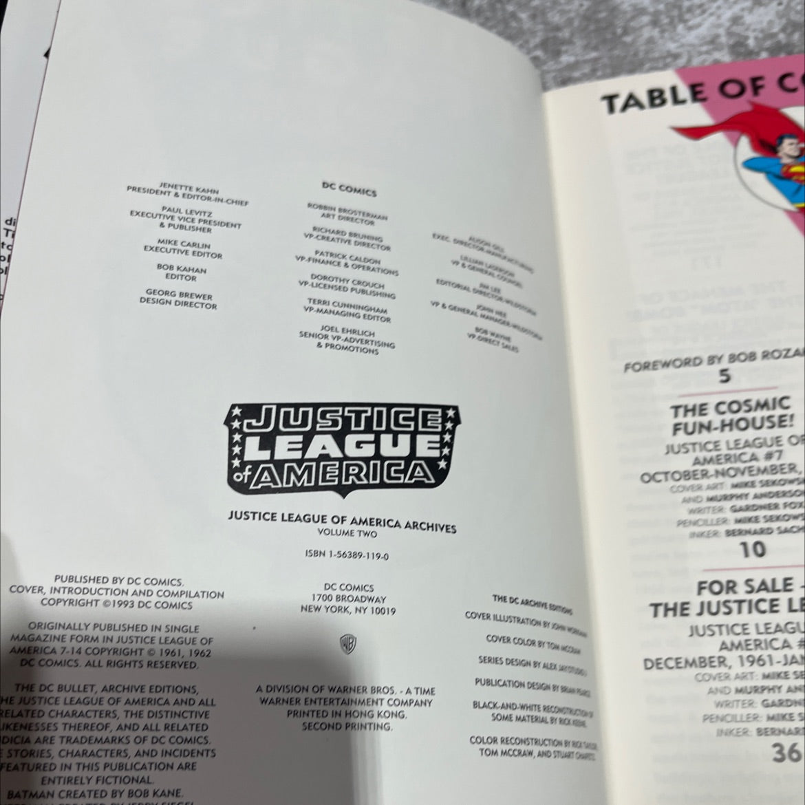 justice league of america archives volume 2 book, by unknown, 1993 Hardcover image 3