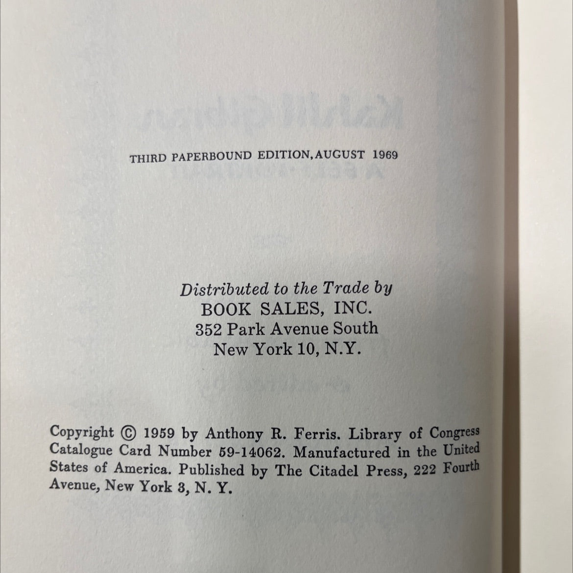 kahlil gibran a self-portrait book, by kahlil gibran, 1969 Hardcover image 3