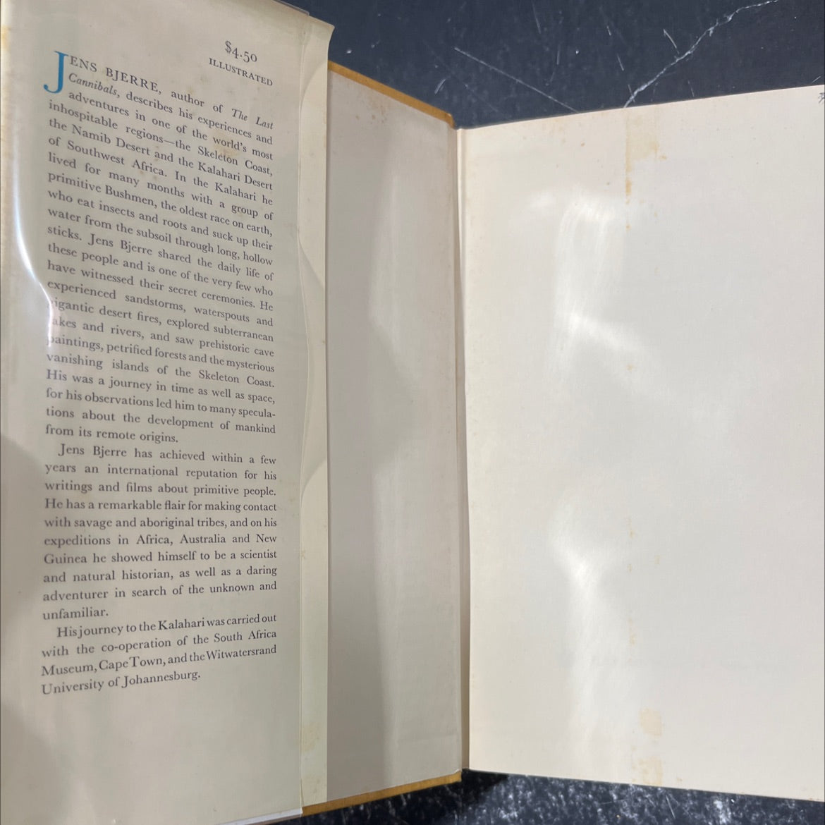 kalahari book, by jens bjerre, 1960 Hardcover image 4