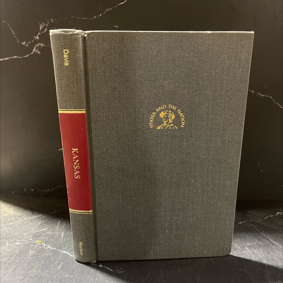 kansas a bicentennial history book, by kenneth s. davis, 1976 Hardcover image 1