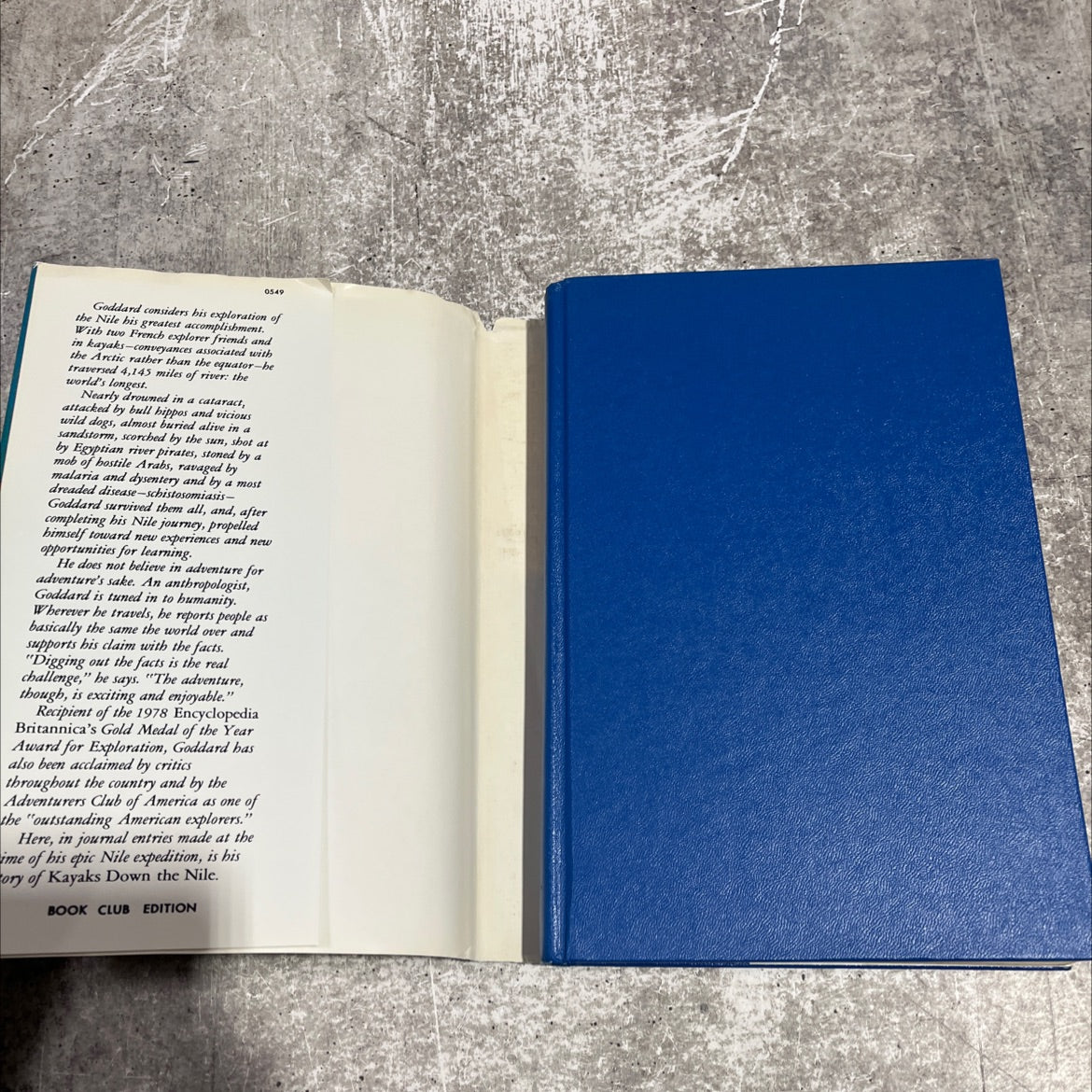 kayaks down the nile book, by John M Goddard, 1979 Hardcover image 4