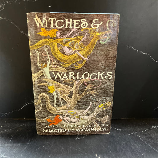 kaye witches & warlocks tales of black magic, old & new book, by marvin kaye, 1989 Hardcover image 1