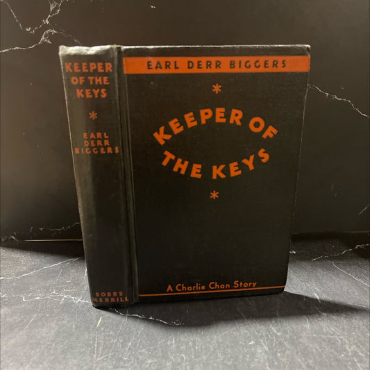 keeper of the keys a charlie chan story book, by earl derr biggers, 1932 Hardcover image 1