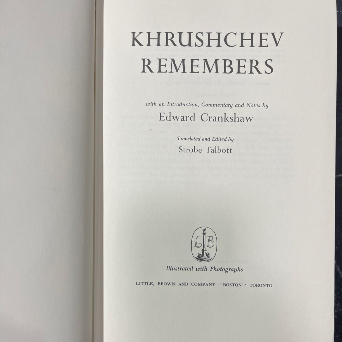 khru shchev remembers book, by nikita khru shchev, 1970 Hardcover image 2