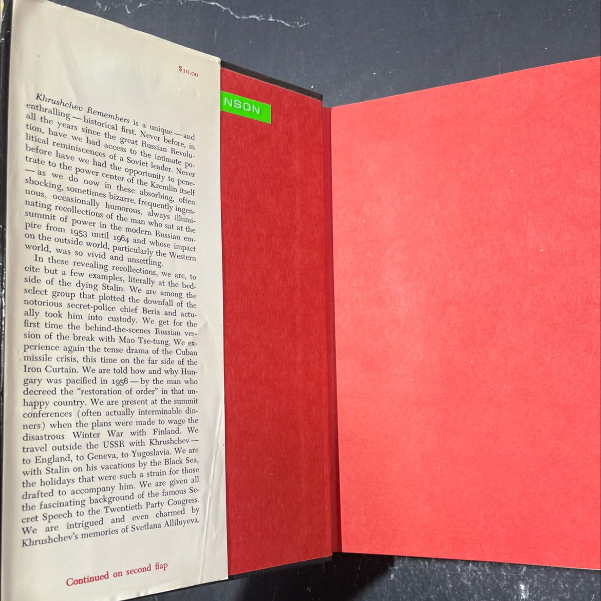 khru shchev remembers book, by nikita khru shchev, 1970 Hardcover image 4