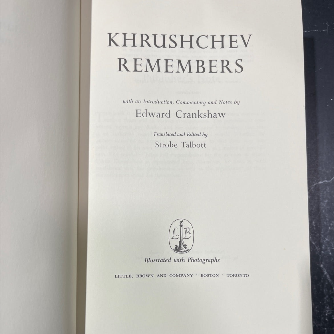 khru shchev remembers book, by nikita khru shchev, 1970 Hardcover image 2