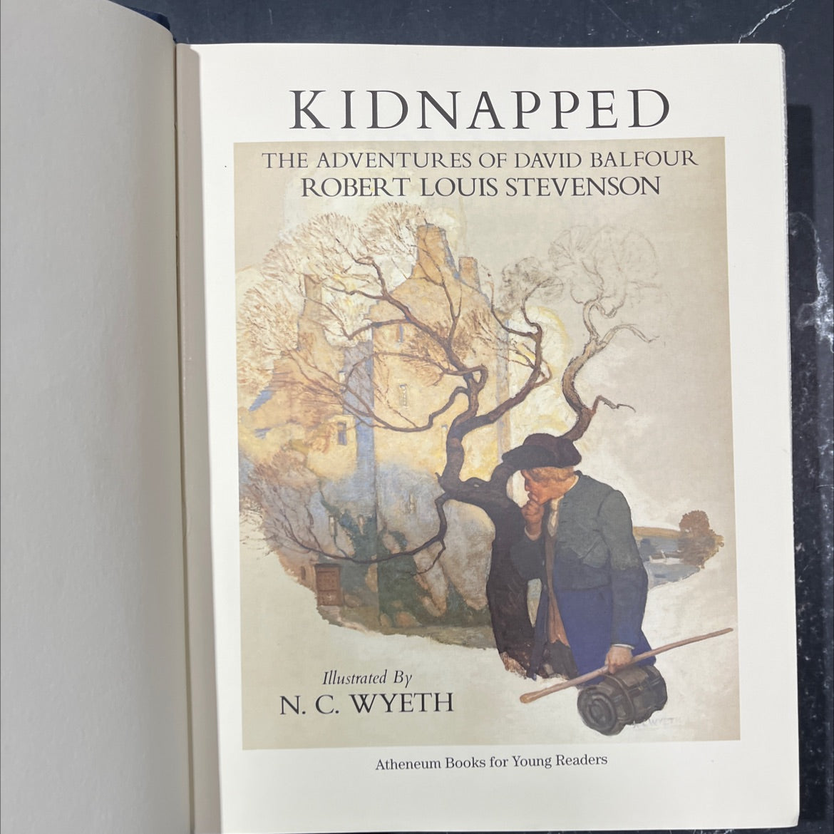 kidnapped the adventures of david balfour book, by robert louis stevenson, 1982 Hardcover image 2