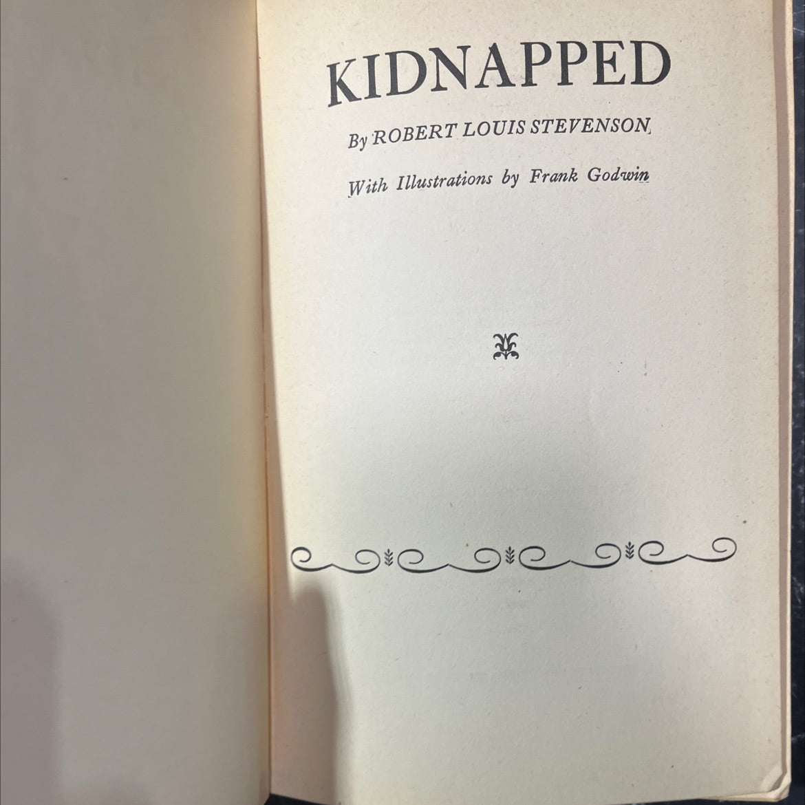 kidnapped book, by robert louis stevenson, 1925 Hardcover image 2