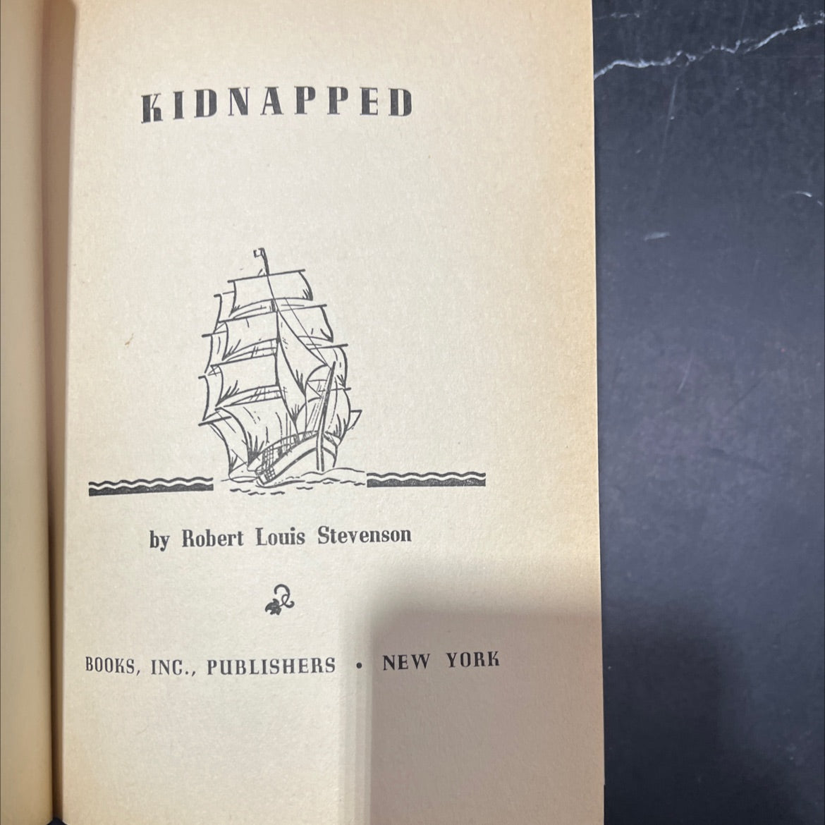 kidnapped book, by robert louis stevenson, 1970 Hardcover image 2