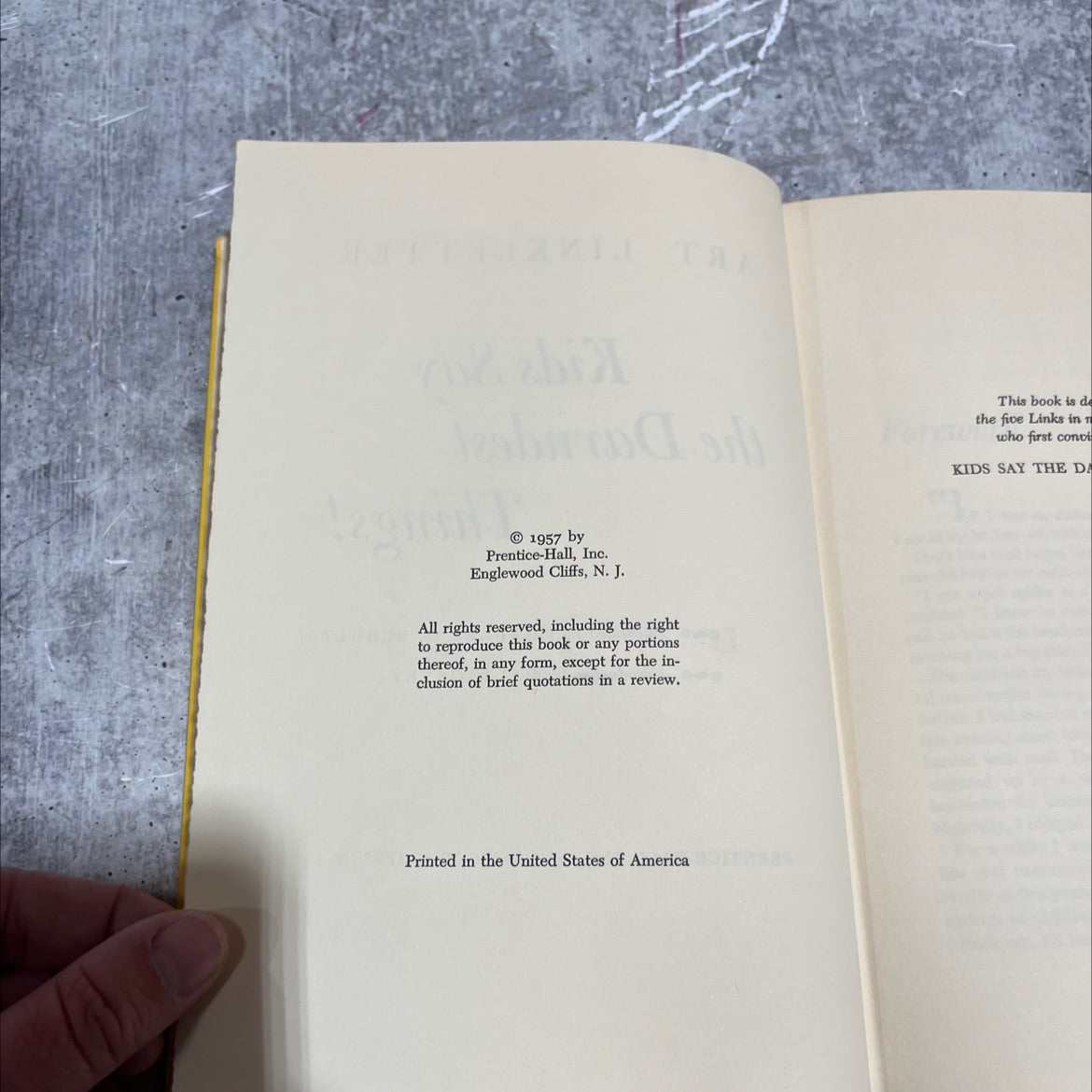 kids say the darndest things book, by art linkletter, 1957 Hardcover image 3