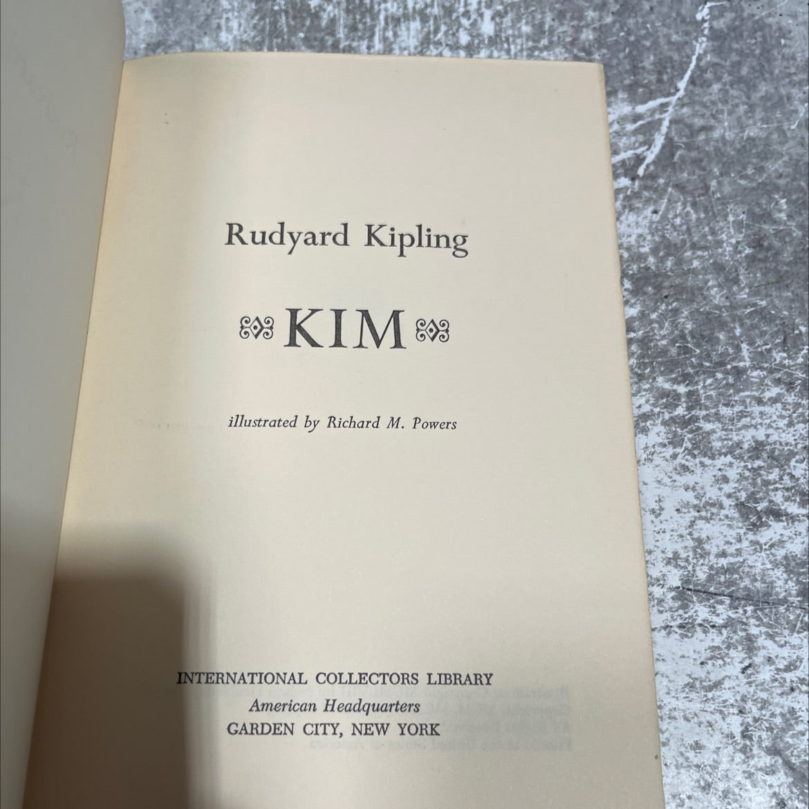 kim book, by rudyard kipling, 1958 Hardcover image 2