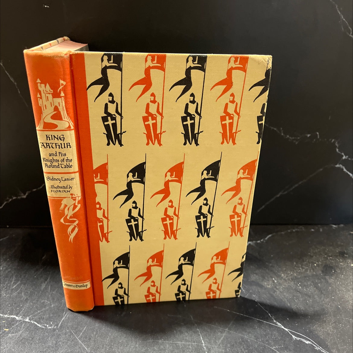 king arthur and his knights of the round table book, by sir thomas malory, 1950 Hardcover image 1