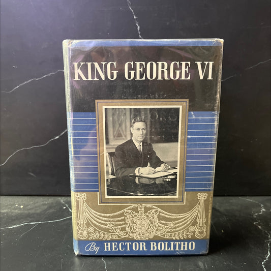 SIGNED king george vi book, by hector bolitho, 1938 Hardcover, First Edition, Rare, Vintage image 1