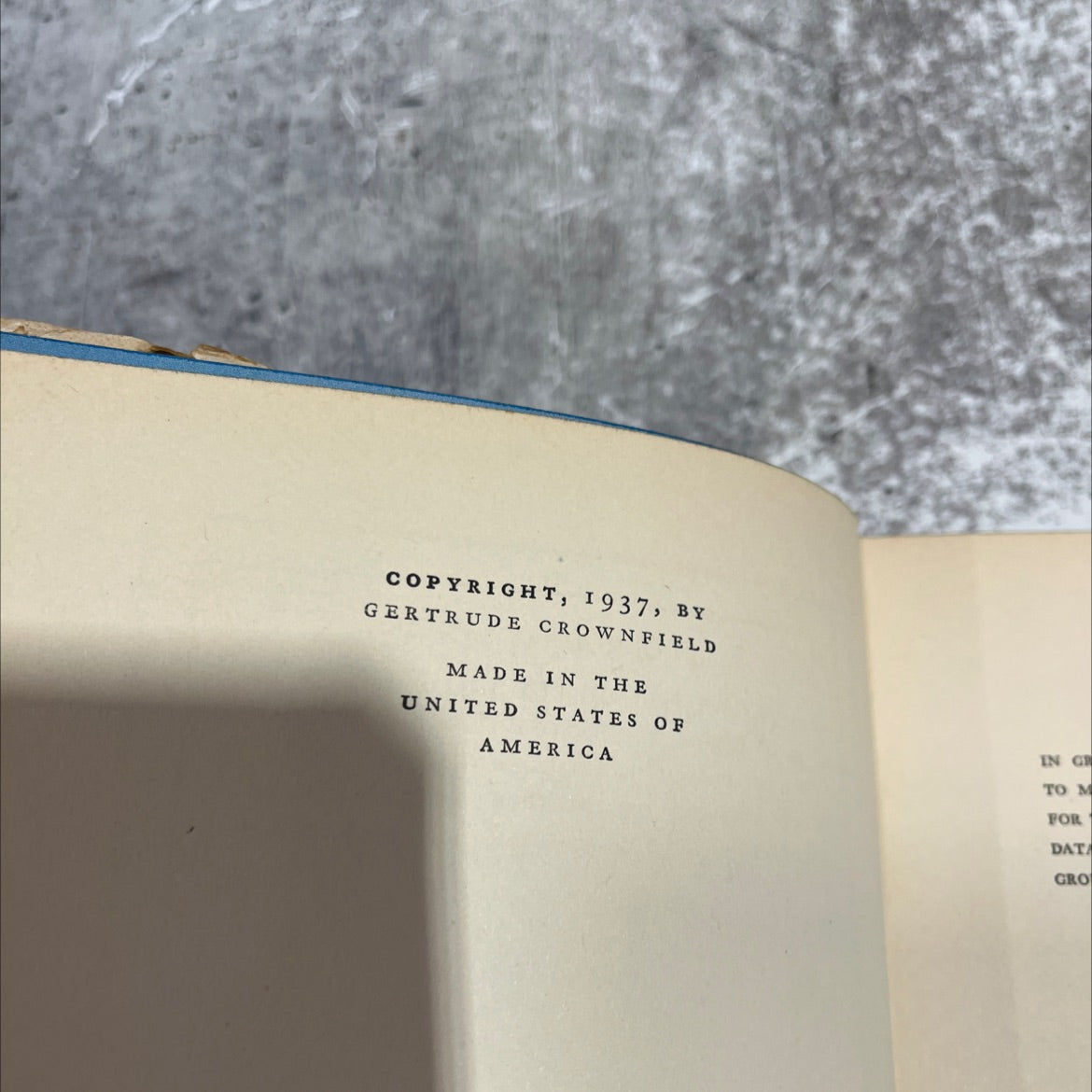 king's pardon book, by gertrude crownfield, 1937 Hardcover image 3