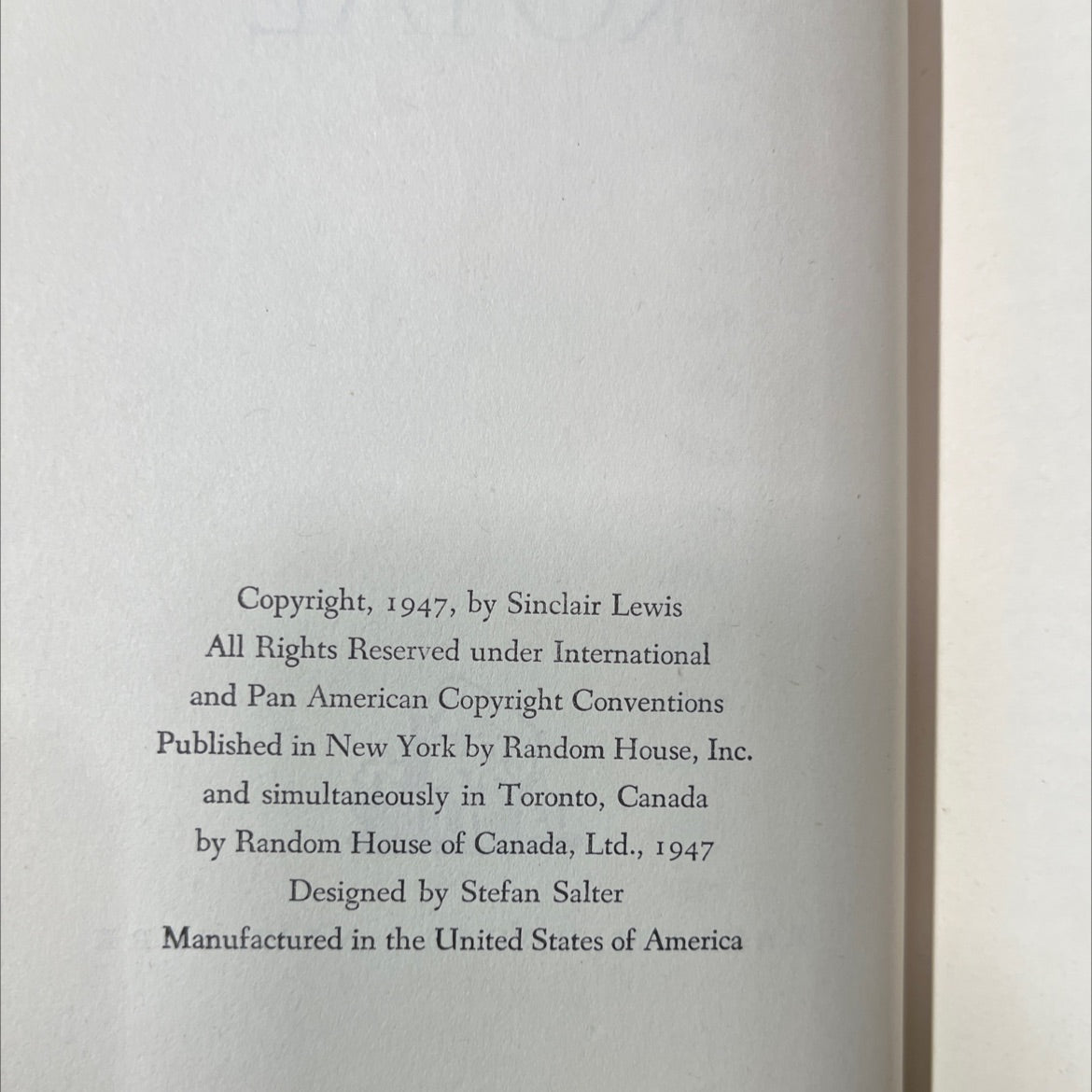 kingsblood royal book, by sinclair lewis, 1947 Hardcover image 3