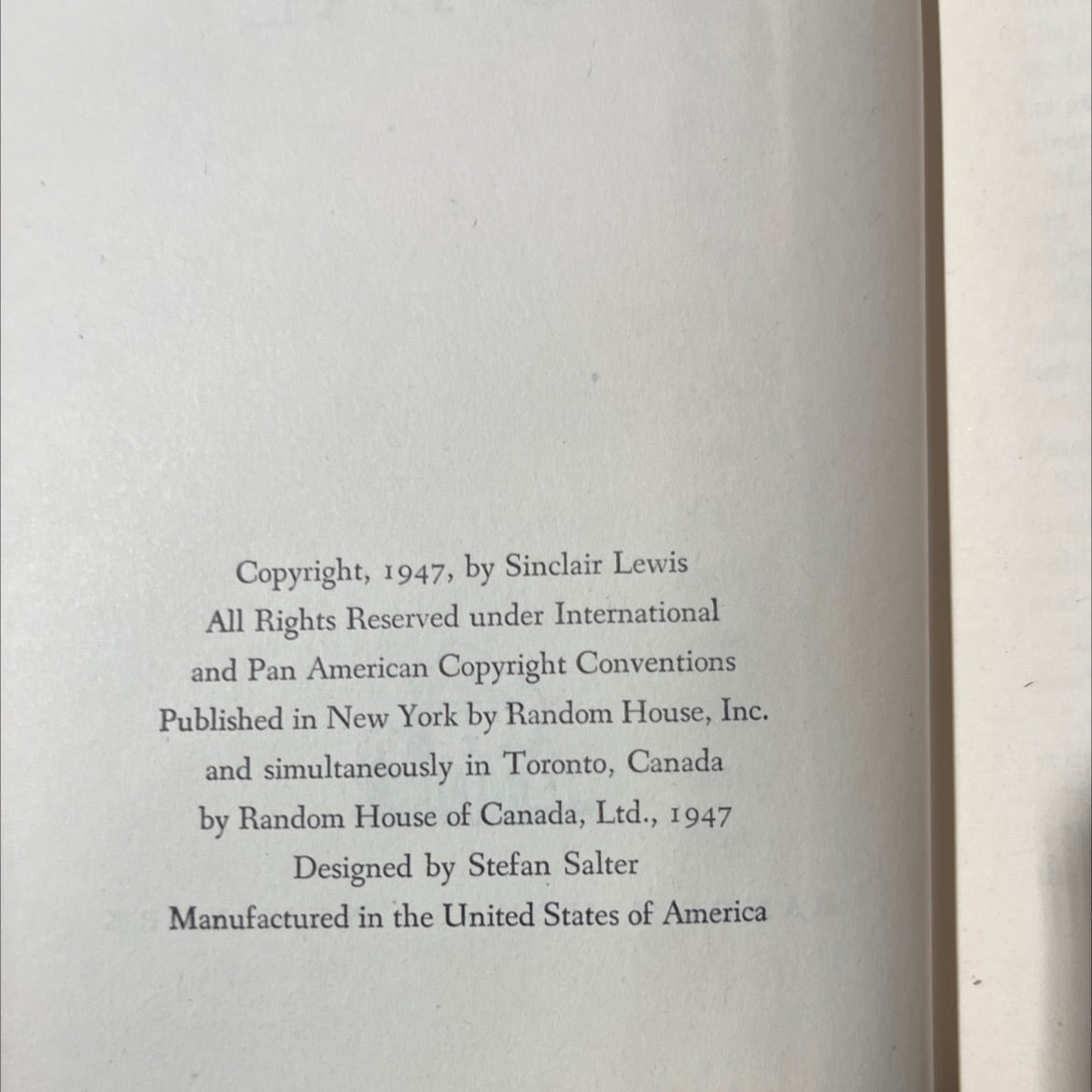 kingsblood royal book, by sinclair lewis, 1947 Hardcover image 3