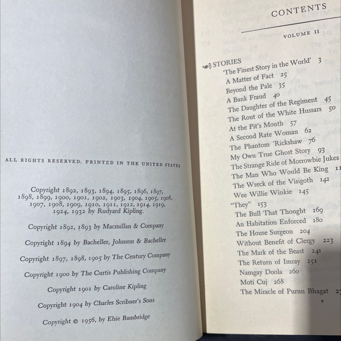 kipling a selection of his stories and poems book, by rudyard kipling, 1956 Hardcover image 3
