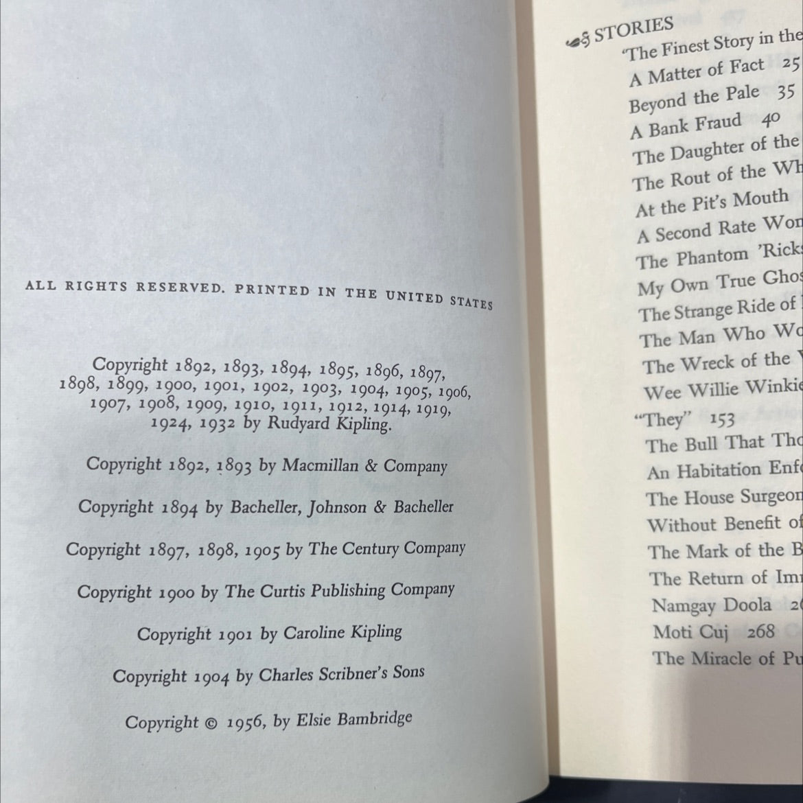 kipling a selection of his stories and poems book, by rudyard kipling, 1956 Hardcover image 3