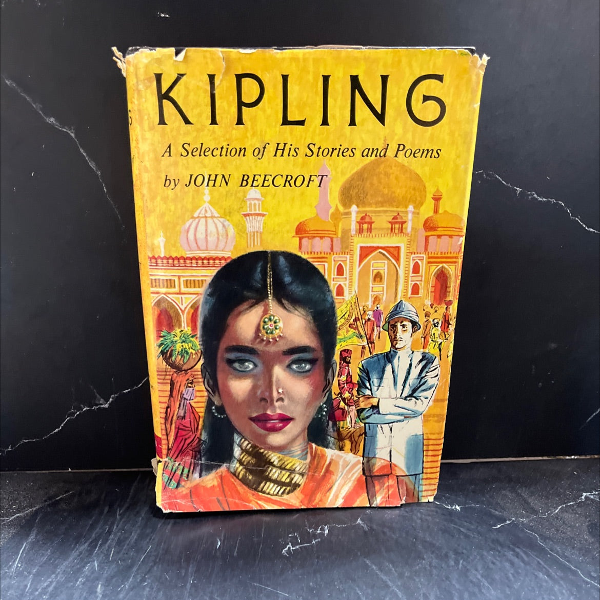 kipling a selection of his stories and poems book, by john beecroft, 1956 Hardcover image 1