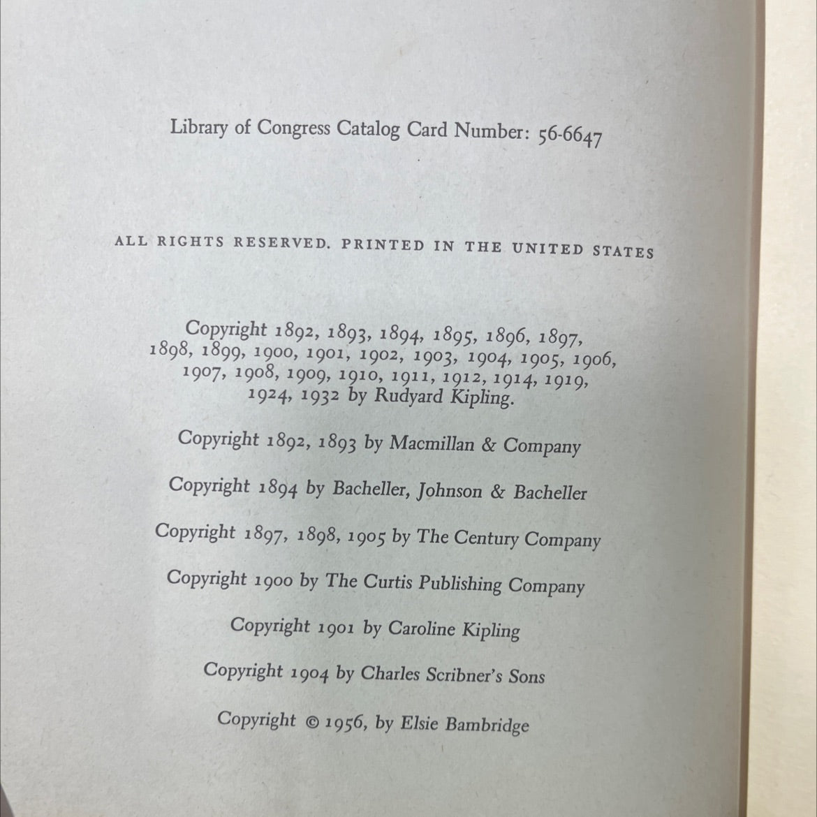 kipling a selection of his stories and poems book, by rudyard kipling, 1956 Hardcover image 3