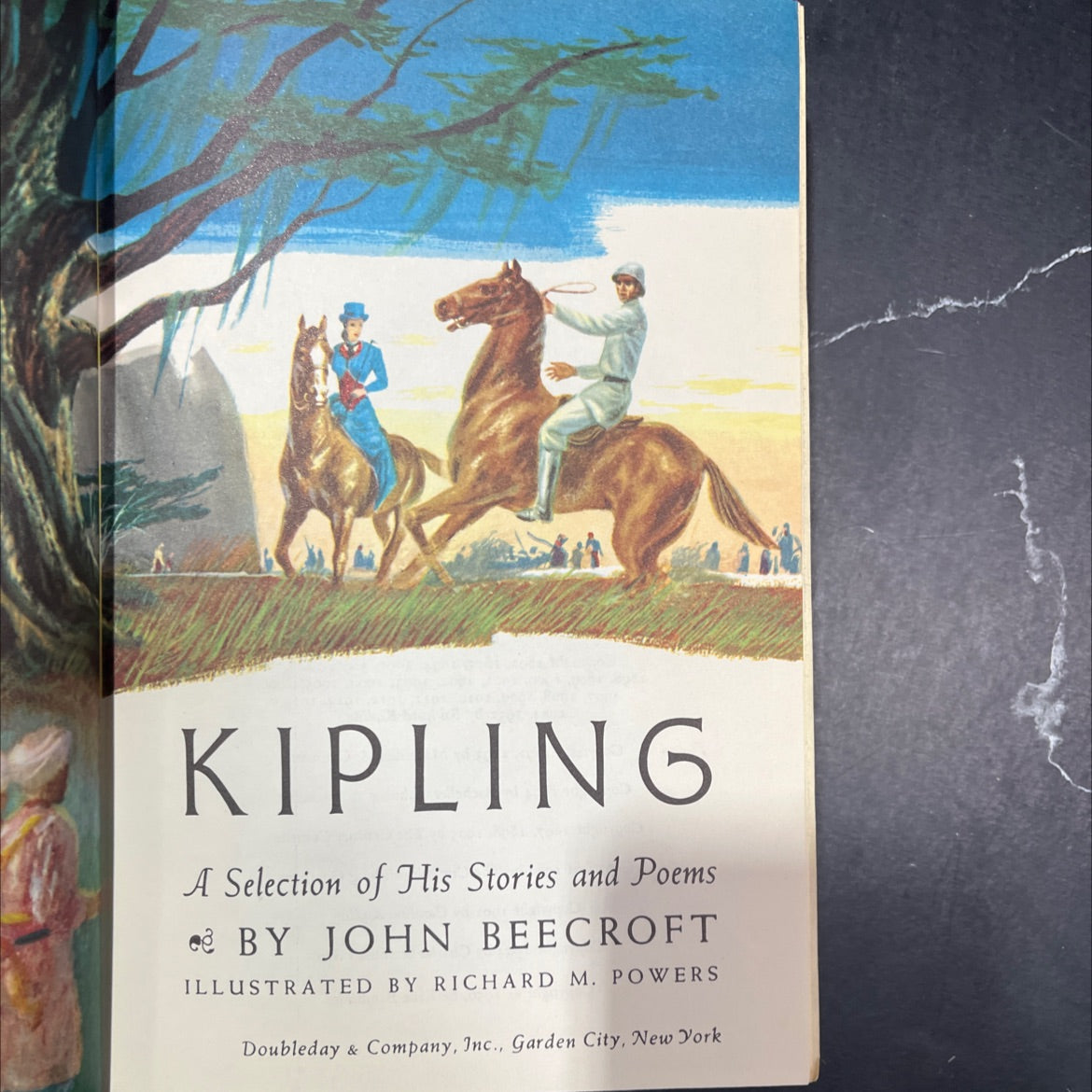 kipling a selection of his stories and poems book, by rudyard kipling, 1956 Hardcover image 2