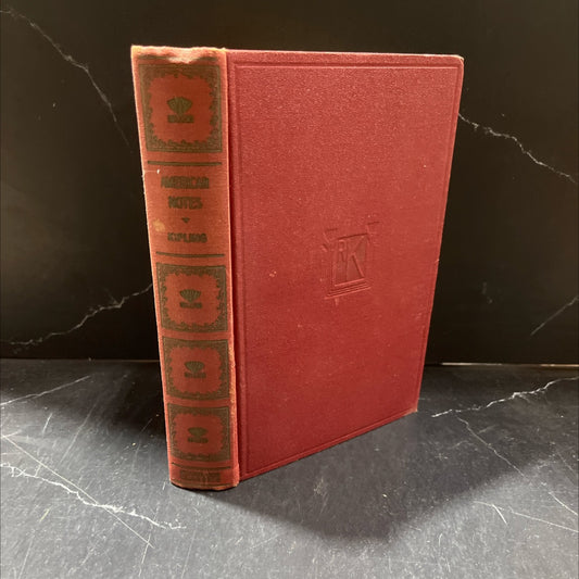 kipling american notes book, by rudyard kipling, 1930 Hardcover image 1