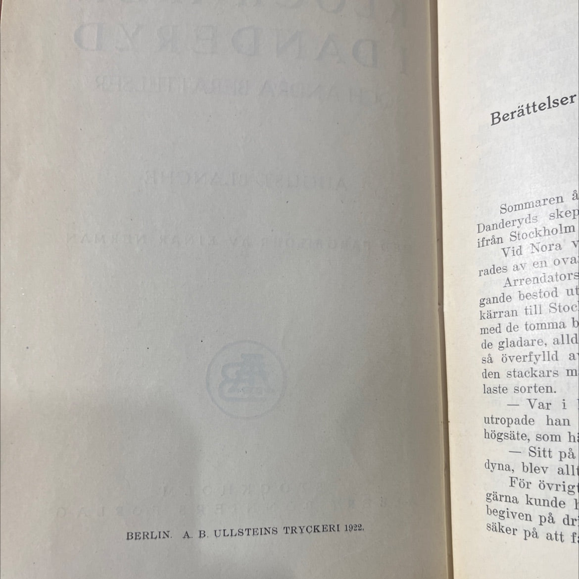 klockaren i danderyd och andra berättelser av august blanche med fargrilder av einar nerman book, by august blanche, image 3