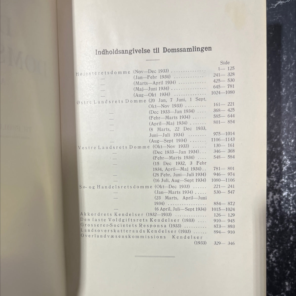 kobenhavn ugeskrift for retsvæsen 1934 afdeling a dansk domssamling aargang 1934 book, by th frølund, ln hvidt, 1934 image 3
