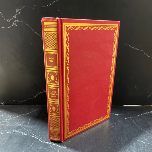 kon-tiki across the pacific by raft book, by thor heyerdahl, 1950 Hardcover image 1