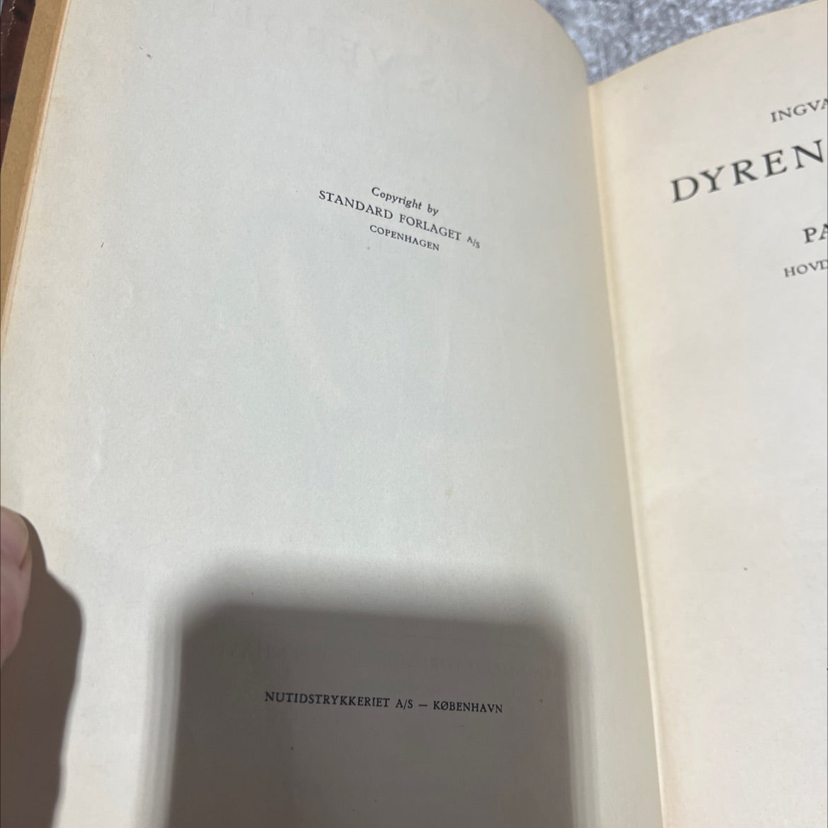 kudu book, by ingvald lieberkind, 1937 Leather image 3