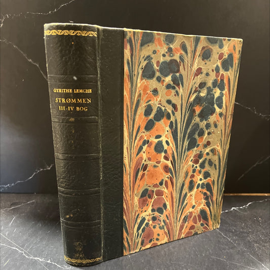 kulturhistorical images from the time of watermills book, by gyrithe lemche strømmen, 1942 Leather image 1