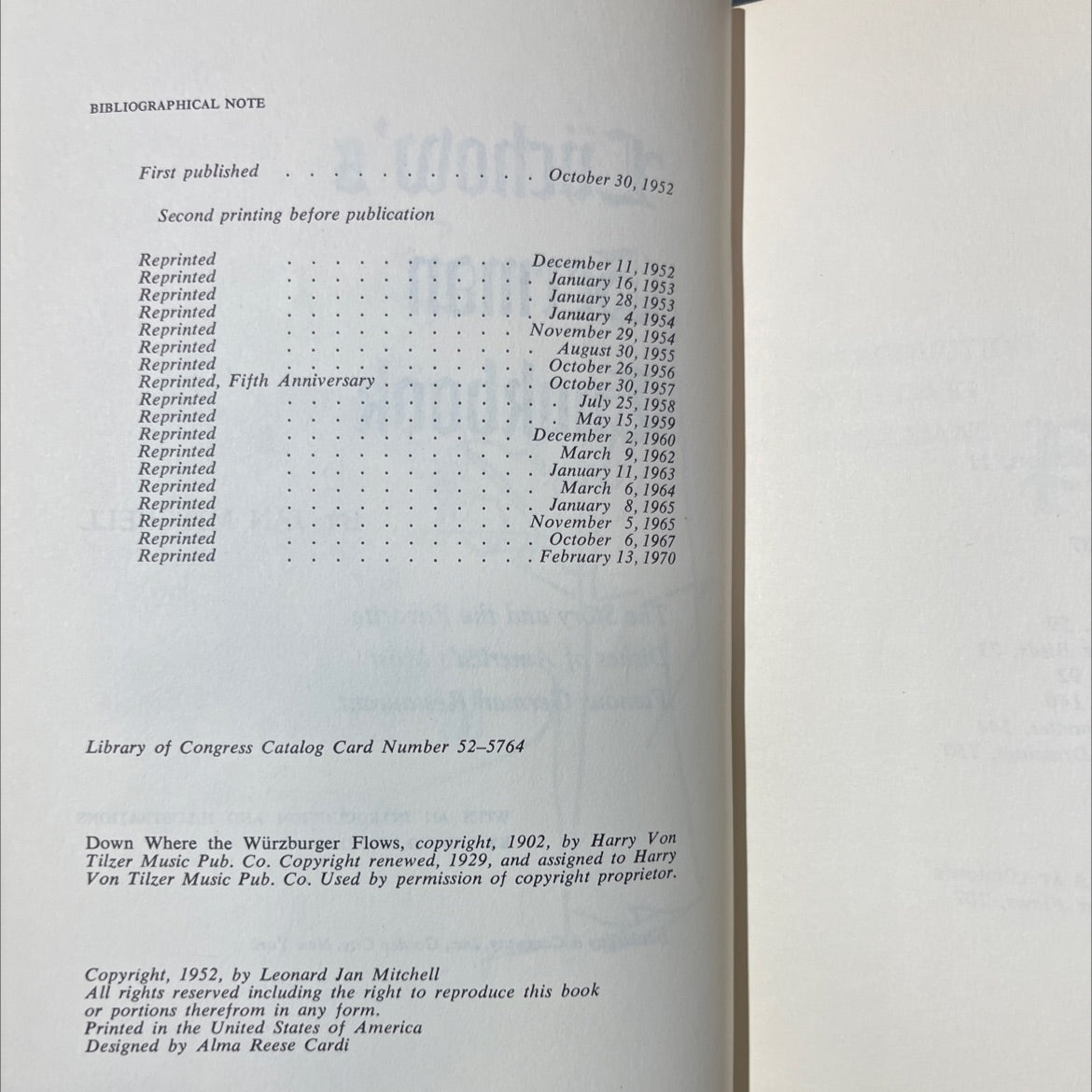 lüchow's german cookbook book, by jan mitchell, 1970 Hardcover image 3