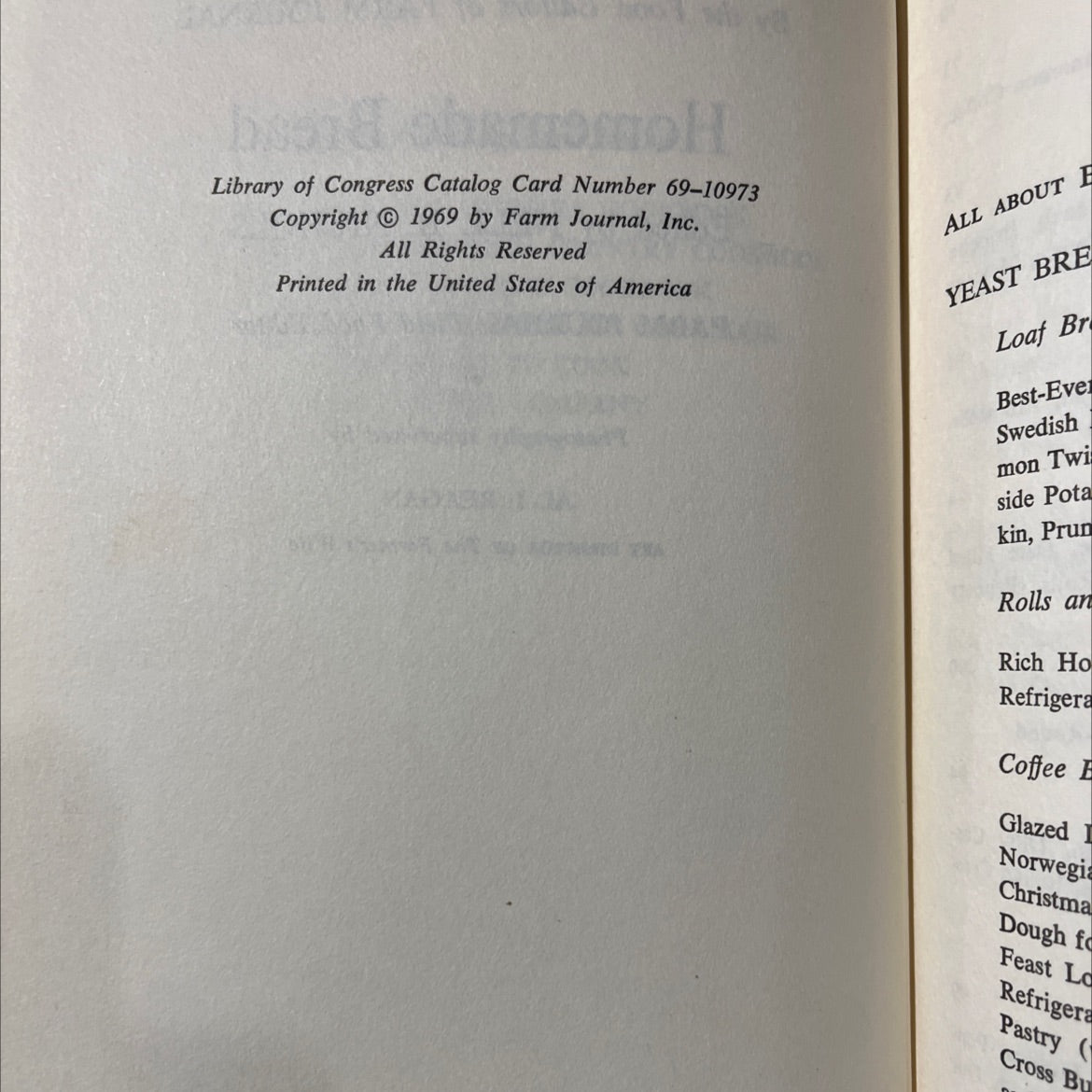 l's country cookbook book, by Farm Journal, 1969 Hardcover image 3