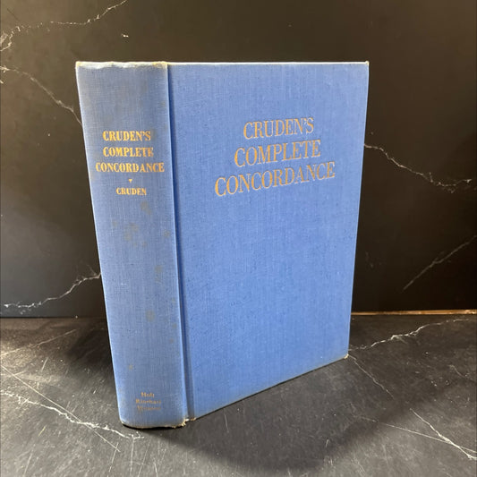lacd cruden's complete concordance of the old and new testaments book, by alexander cruden, 1949 Leather image 1