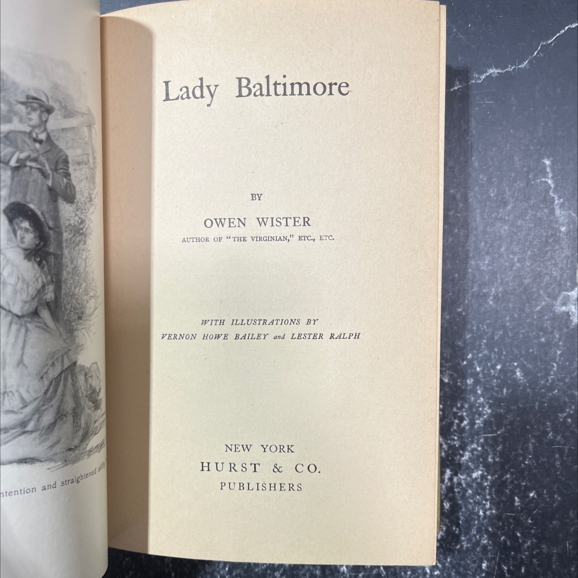 lady baltimore book, by owen wister, 1906 Hardcover image 2
