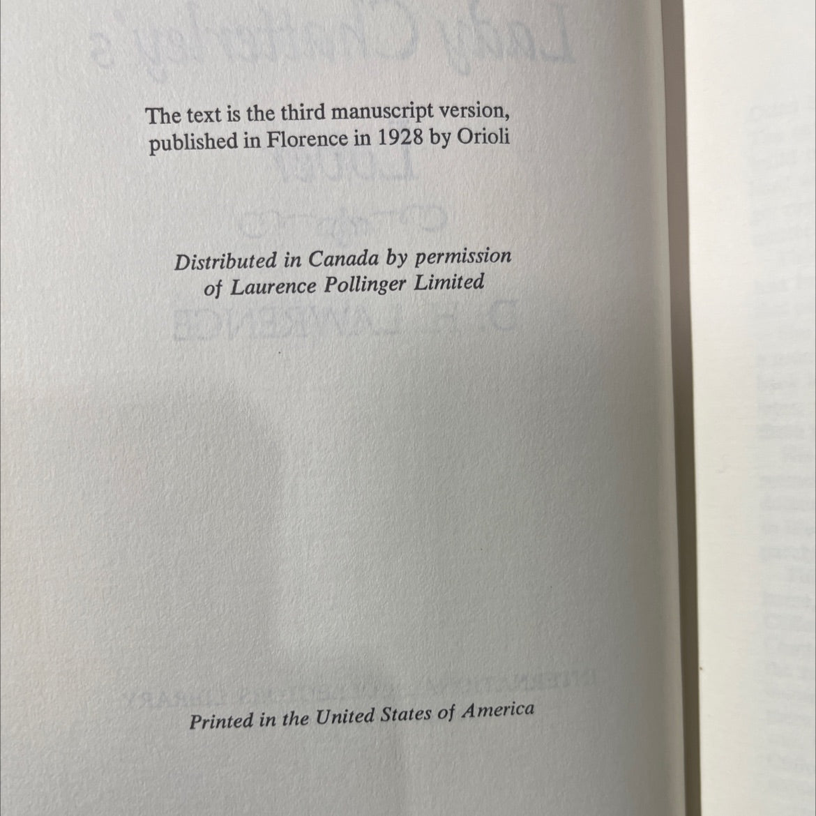 lady chatterley's lover book, by d. h. lawrence, 1928 Hardcover image 3