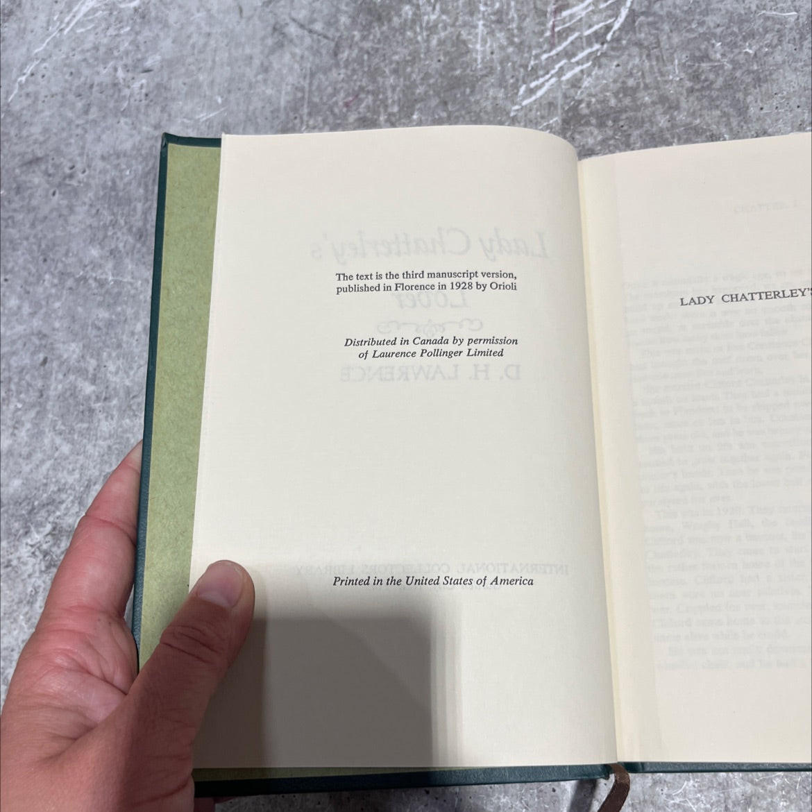 lady chatterley's lover book, by d. h. lawrence, 1928 Hardcover image 3