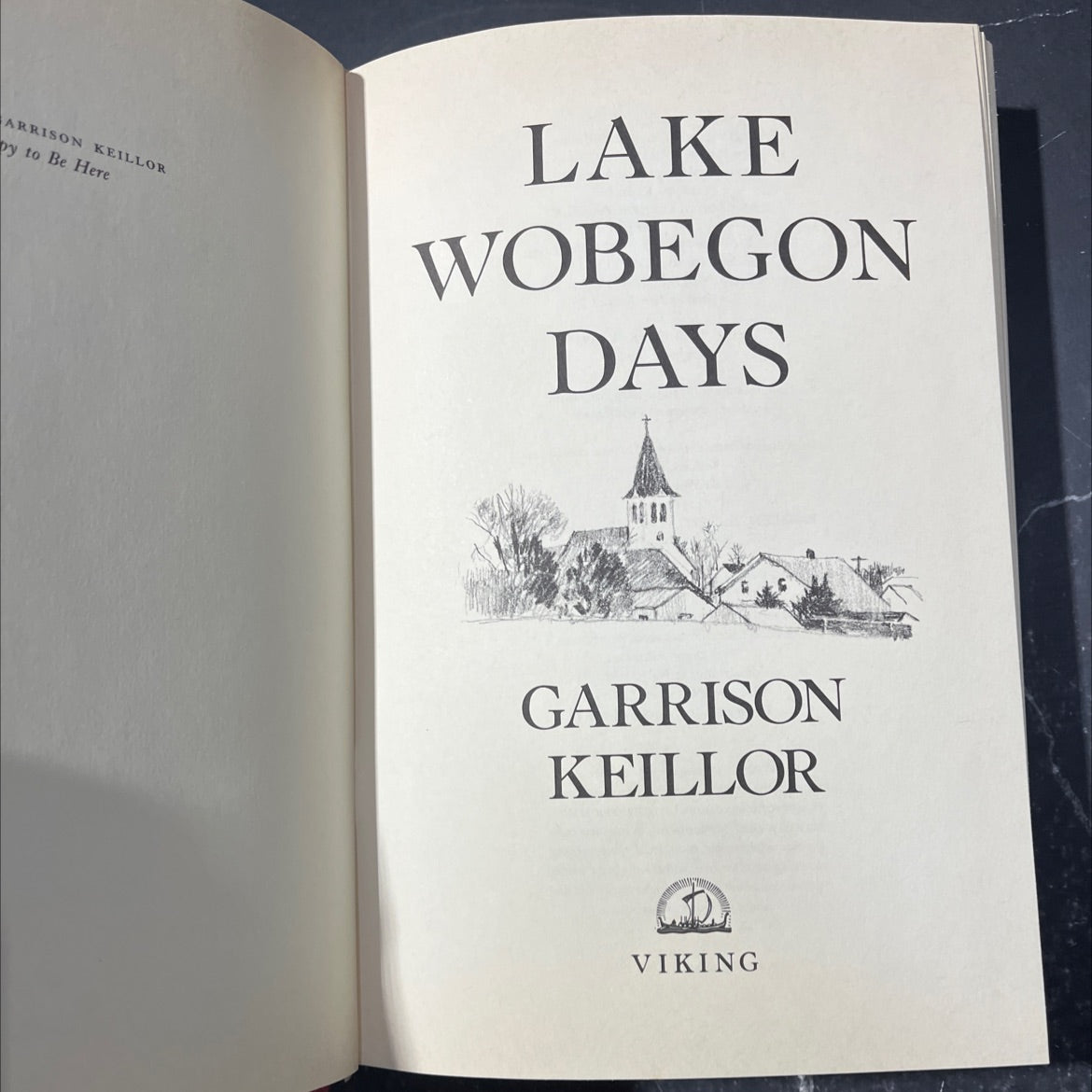 lake wobegon days book, by garrison keillor, 1985 Hardcover image 2