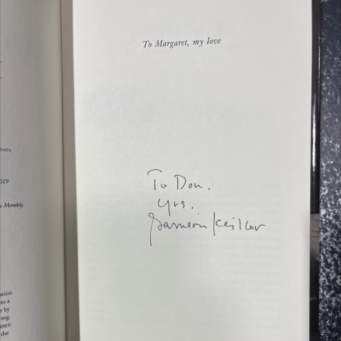 SIGNED lake wobegon days book, by garrison keillor, 1985 Hardcover, Vintage image 4