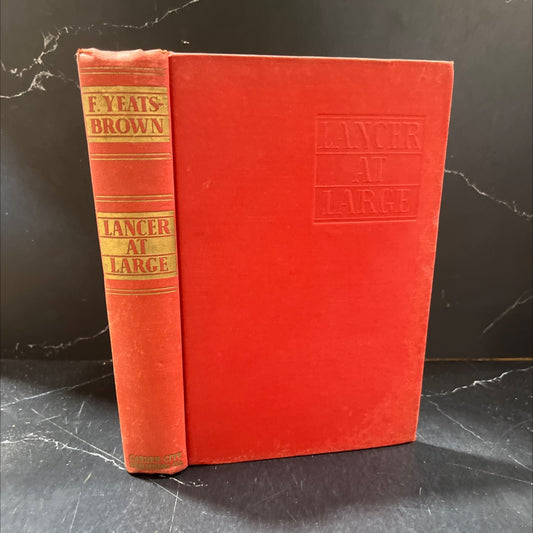 lancer at large book, by francis yeats-brown, 1939 Hardcover image 1